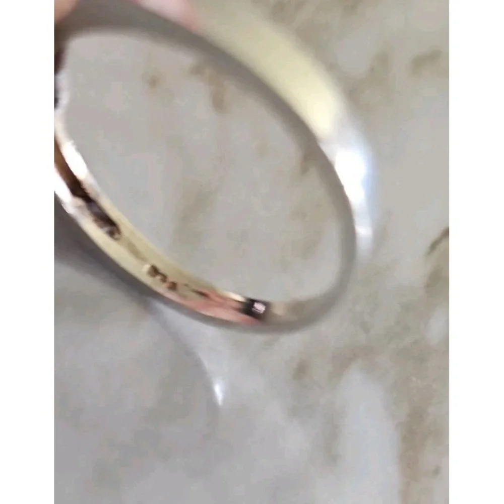 Vintage AVON 925 Sterling Silver Ametrine Band Ring SIZE 10